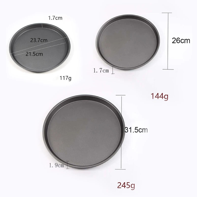 Non-Stick Carbon Steel Pizza Pan (9–12 Inch)