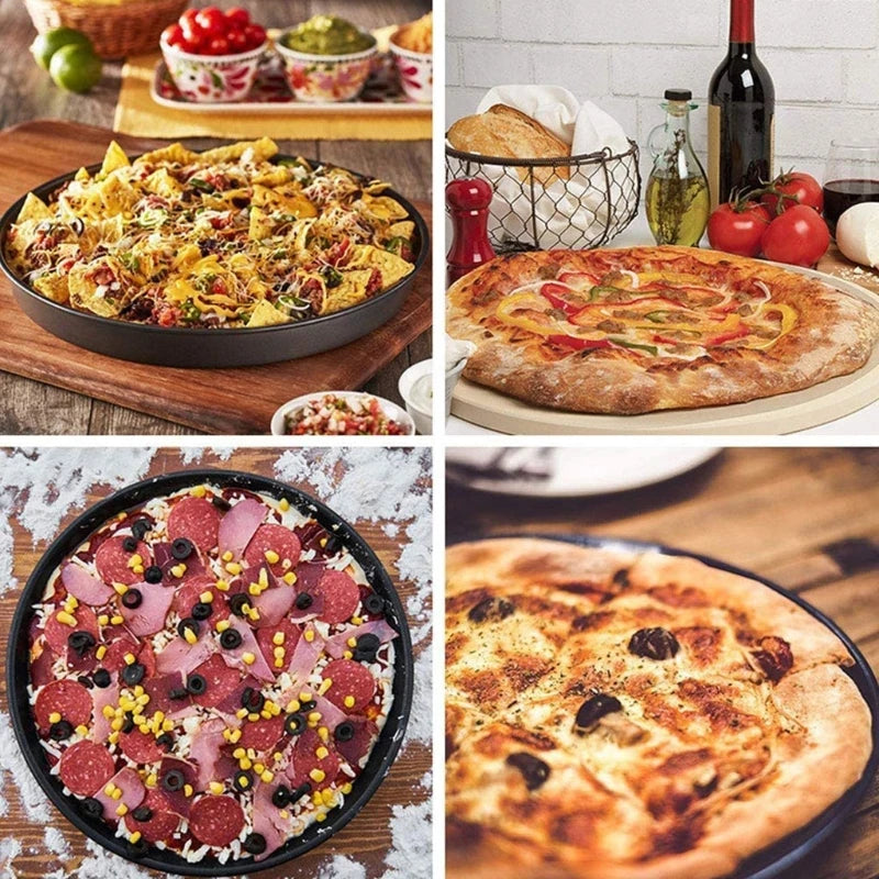 Non-Stick Carbon Steel Pizza Pan (9–12 Inch)