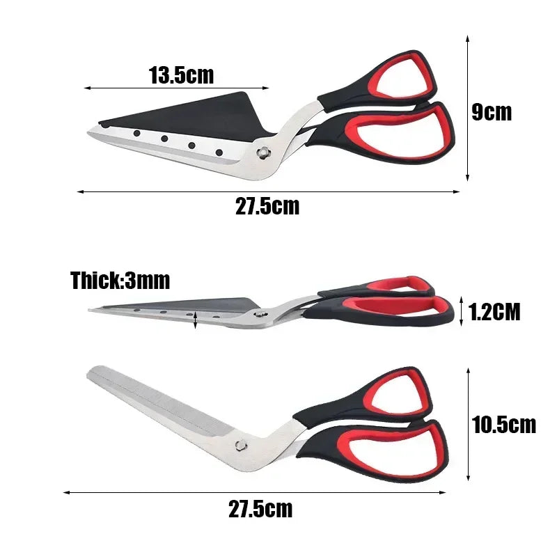 Pizza Scissors with Detachable Stainless Steel Blades