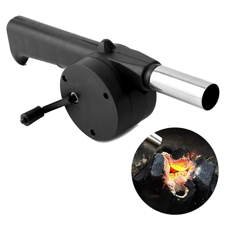 Hand Crank BBQ Grill Air Blower