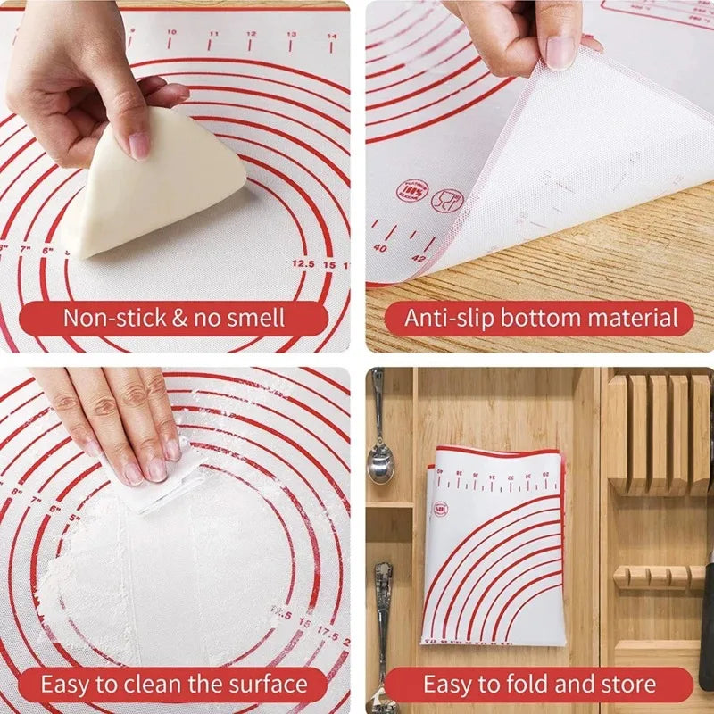Non-Stick Silicone Baking & Dough Kneading Mat
