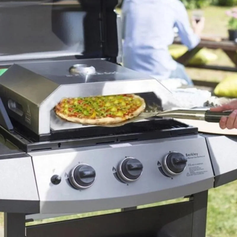 Portable Stainless Steel Outdoor Pizza Oven with Thermometer