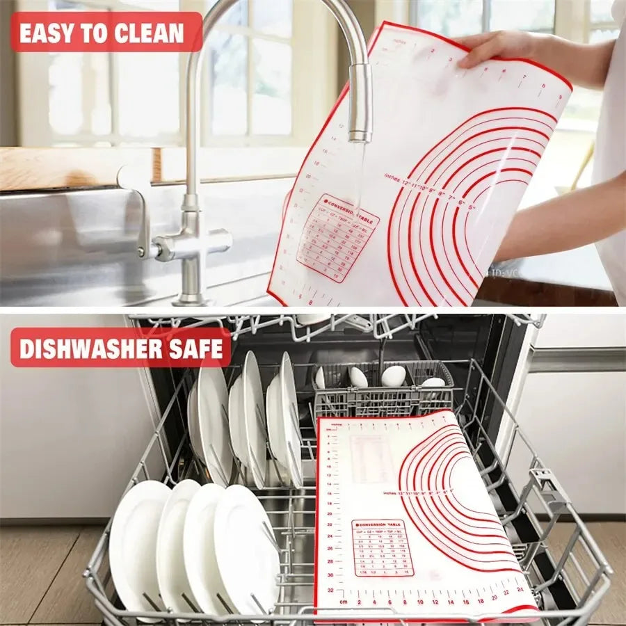 Non-Stick Silicone Baking & Dough Kneading Mat