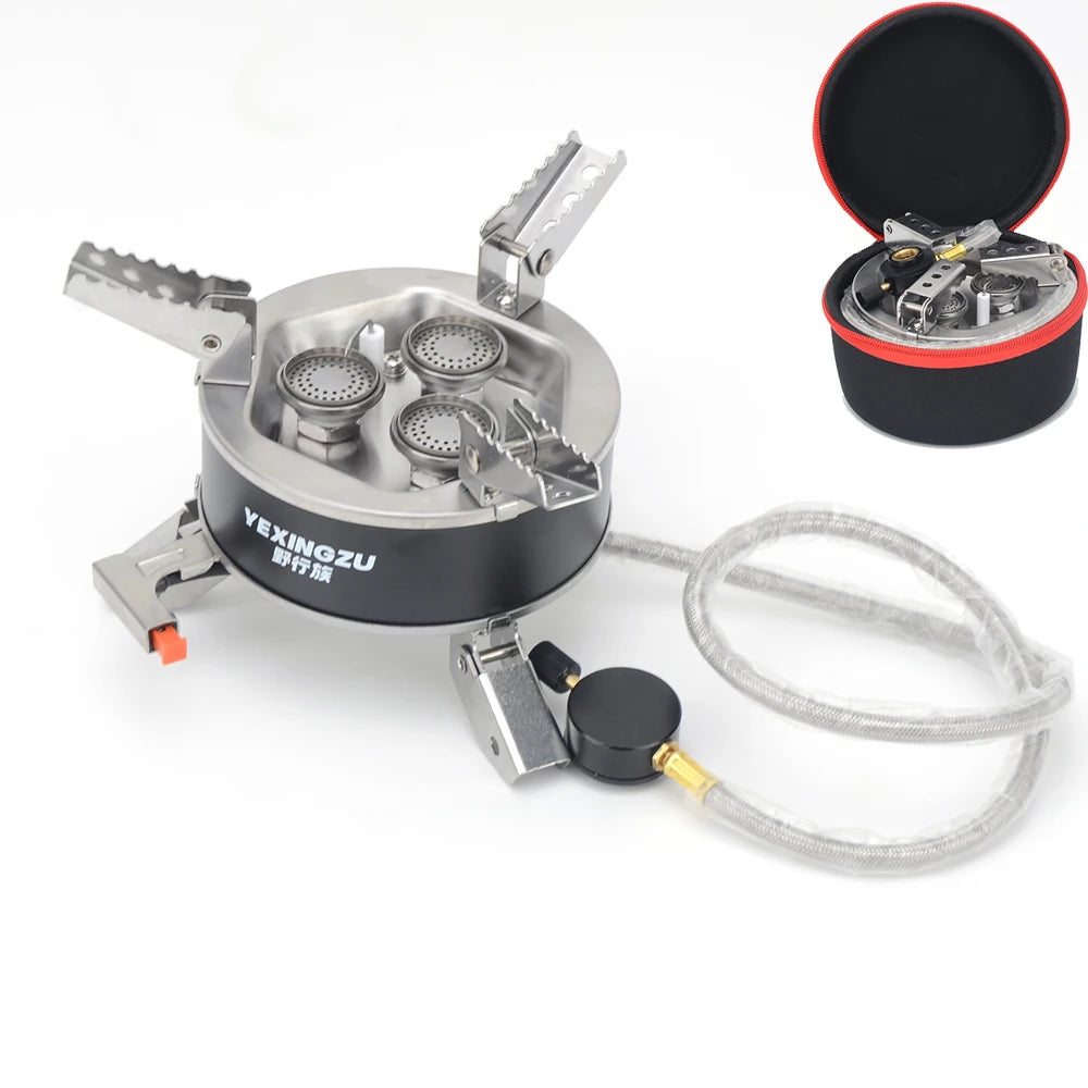 High-Power Portable Camping Gas Stove